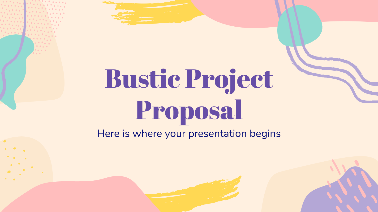BRISIC项目建议书PowerPoint模板